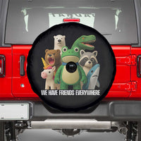 United Mascots Protest Spare Tire Cover We Have Friends Everywhere - Wonder Print Shop