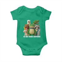 United Mascots Protest Baby Onesie We Have Friends Everywhere - Wonder Print Shop