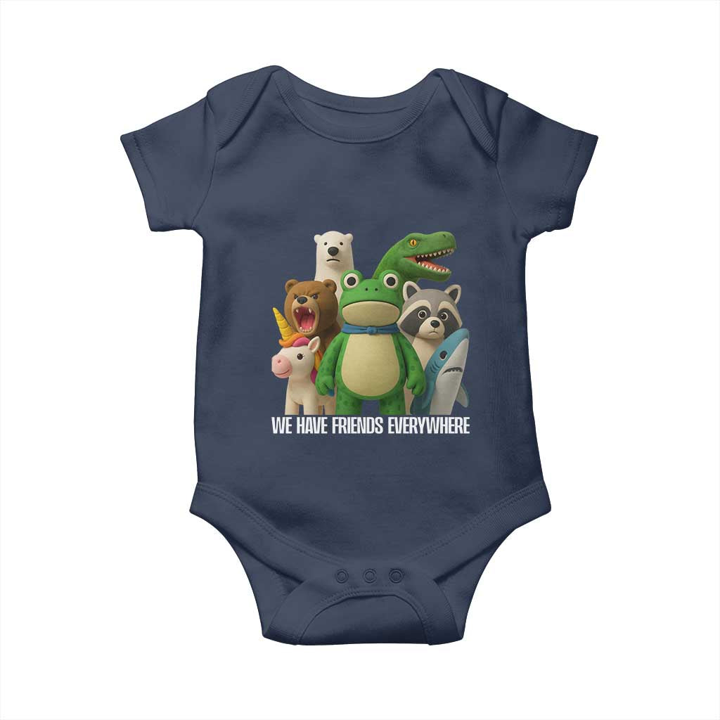 United Mascots Protest Baby Onesie We Have Friends Everywhere - Wonder Print Shop