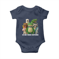 United Mascots Protest Baby Onesie We Have Friends Everywhere - Wonder Print Shop