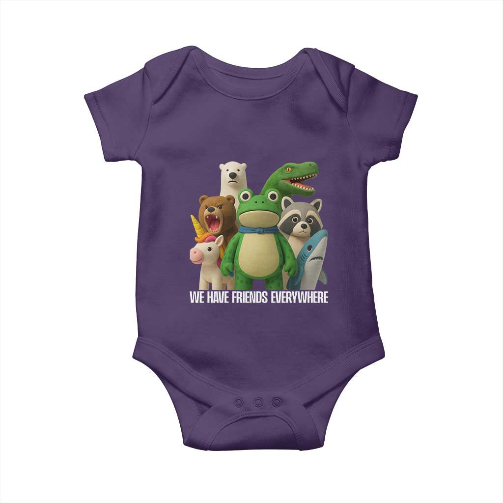 United Mascots Protest Baby Onesie We Have Friends Everywhere - Wonder Print Shop