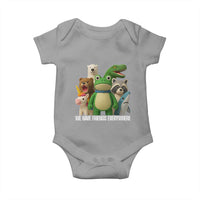 United Mascots Protest Baby Onesie We Have Friends Everywhere - Wonder Print Shop
