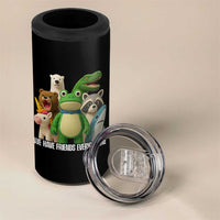 United Mascots Protest 4 in 1 Can Cooler Tumbler We Have Friends Everywhere - Wonder Print Shop