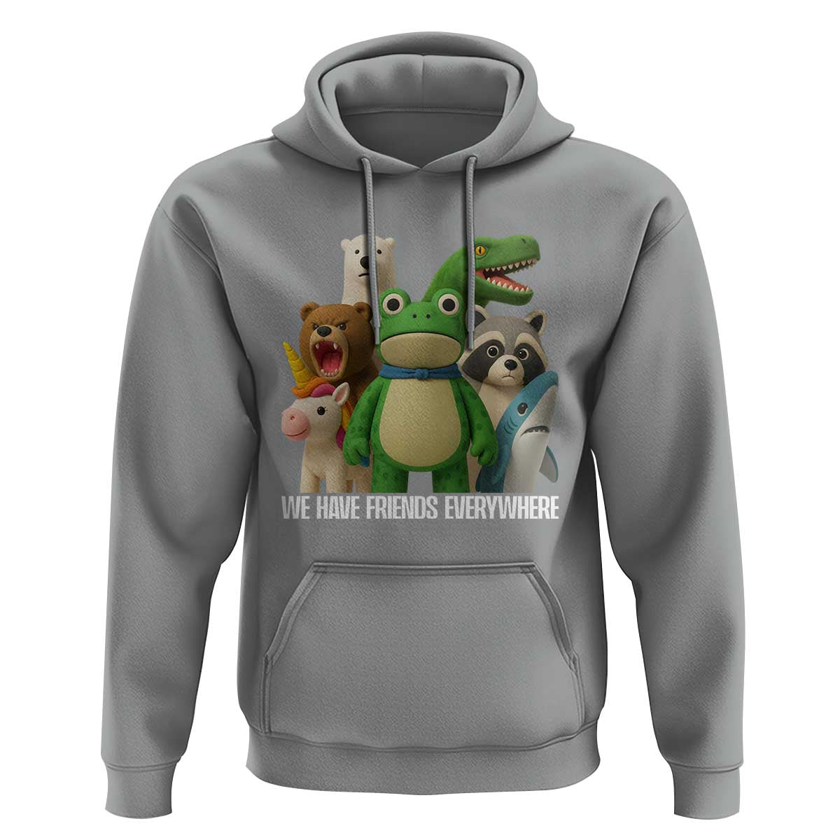 United Mascots Protest Hoodie We Have Friends Everywhere - Wonder Print Shop