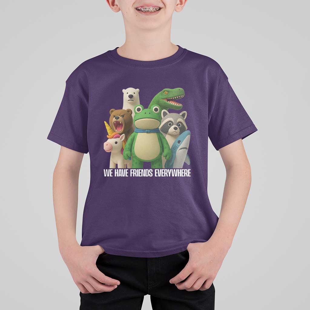 United Mascots Protest T Shirt For Kid We Have Friends Everywhere - Wonder Print Shop
