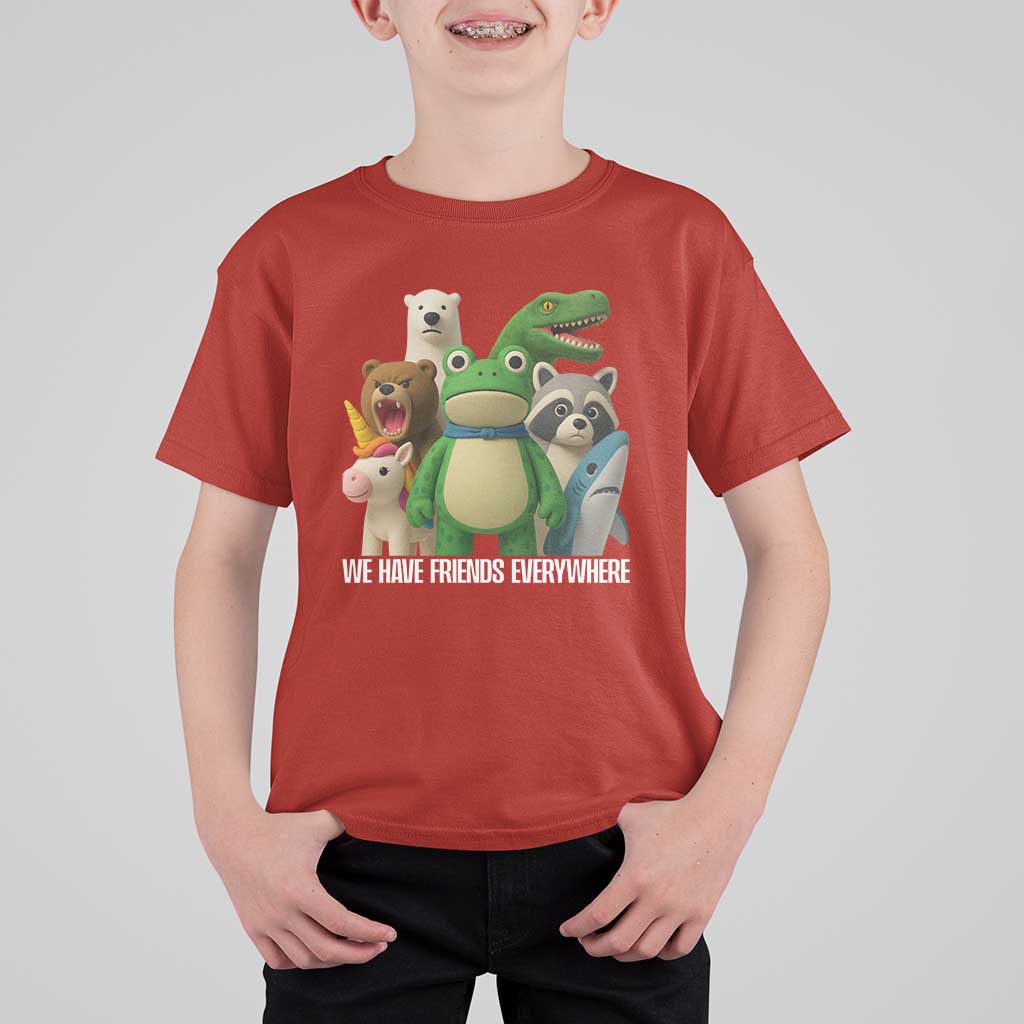 United Mascots Protest T Shirt For Kid We Have Friends Everywhere - Wonder Print Shop