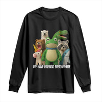 United Mascots Protest Long Sleeve Shirt We Have Friends Everywhere - Wonder Print Shop
