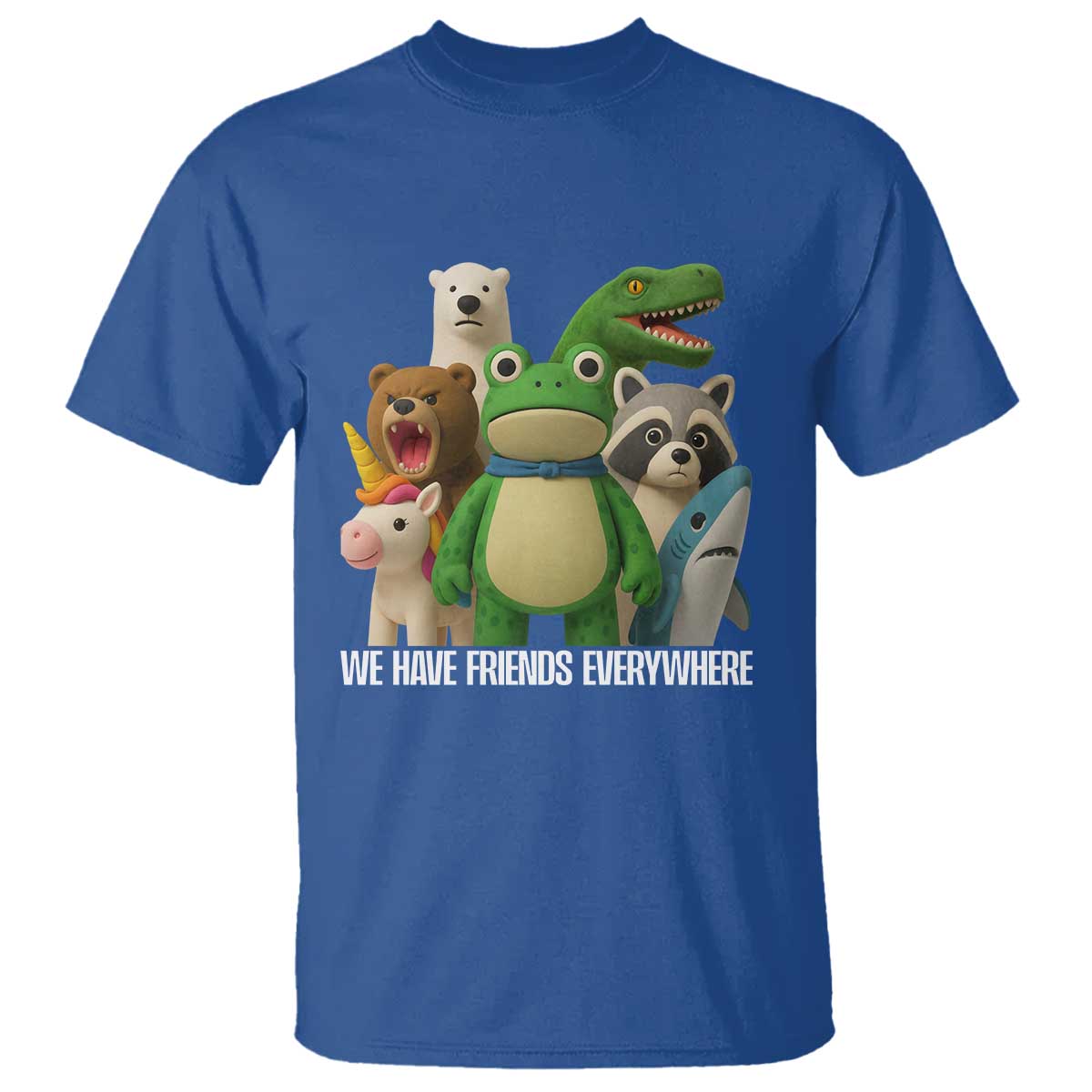 United Mascots Protest T Shirt We Have Friends Everywhere - Wonder Print Shop