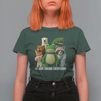 United Mascots Protest T Shirt For Women We Have Friends Everywhere - Wonder Print Shop