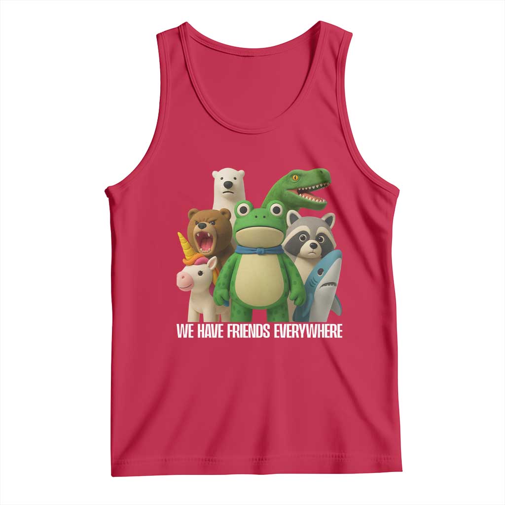 United Mascots Protest Tank Top We Have Friends Everywhere - Wonder Print Shop
