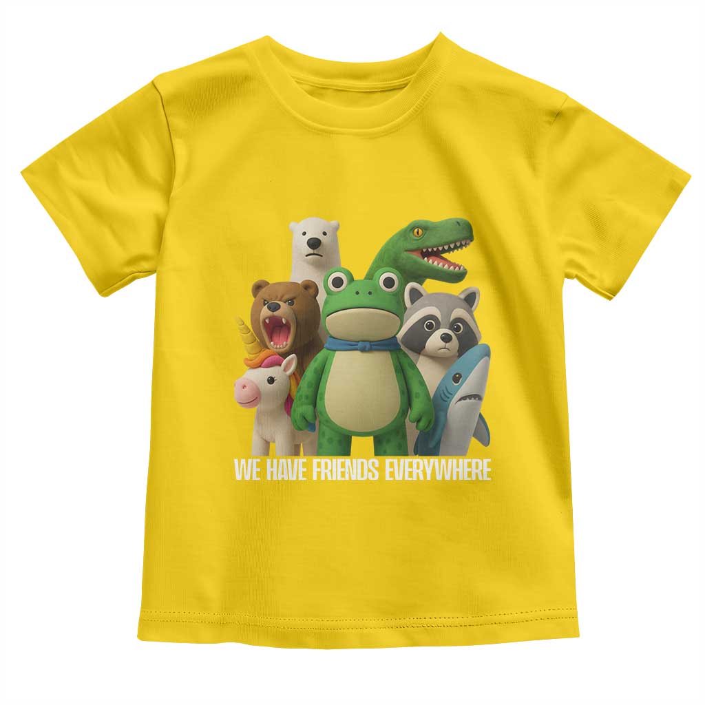 United Mascots Protest Toddler T Shirt We Have Friends Everywhere - Wonder Print Shop