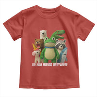United Mascots Protest Toddler T Shirt We Have Friends Everywhere - Wonder Print Shop