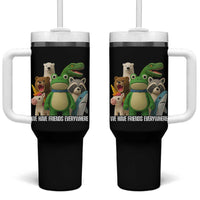 United Mascots Protest Tumbler With Handle We Have Friends Everywhere - Wonder Print Shop