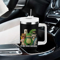 United Mascots Protest Tumbler With Handle We Have Friends Everywhere - Wonder Print Shop