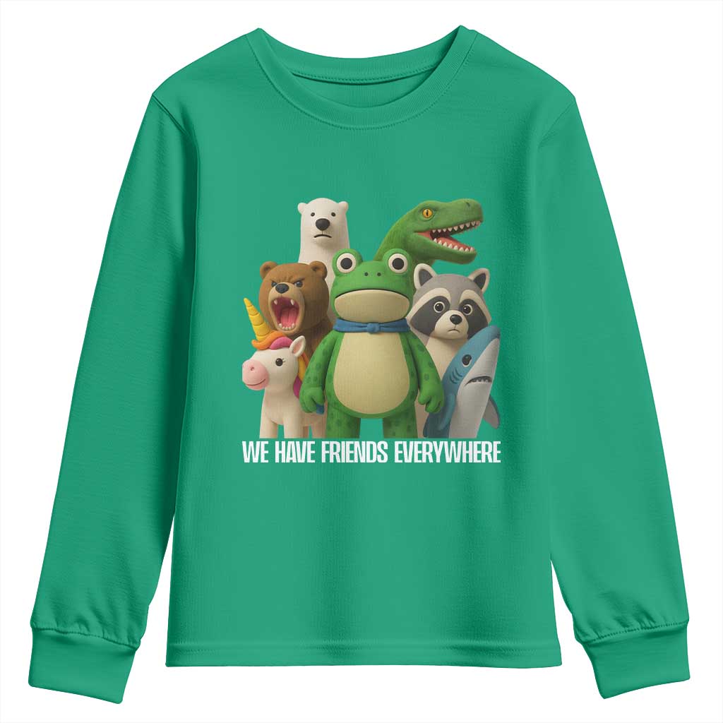 United Mascots Protest Youth Sweatshirt We Have Friends Everywhere - Wonder Print Shop