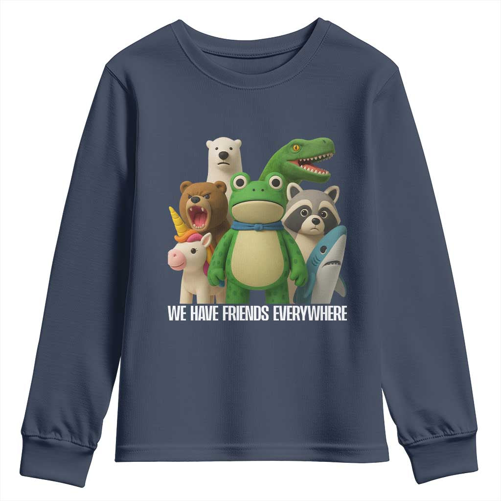 United Mascots Protest Youth Sweatshirt We Have Friends Everywhere - Wonder Print Shop