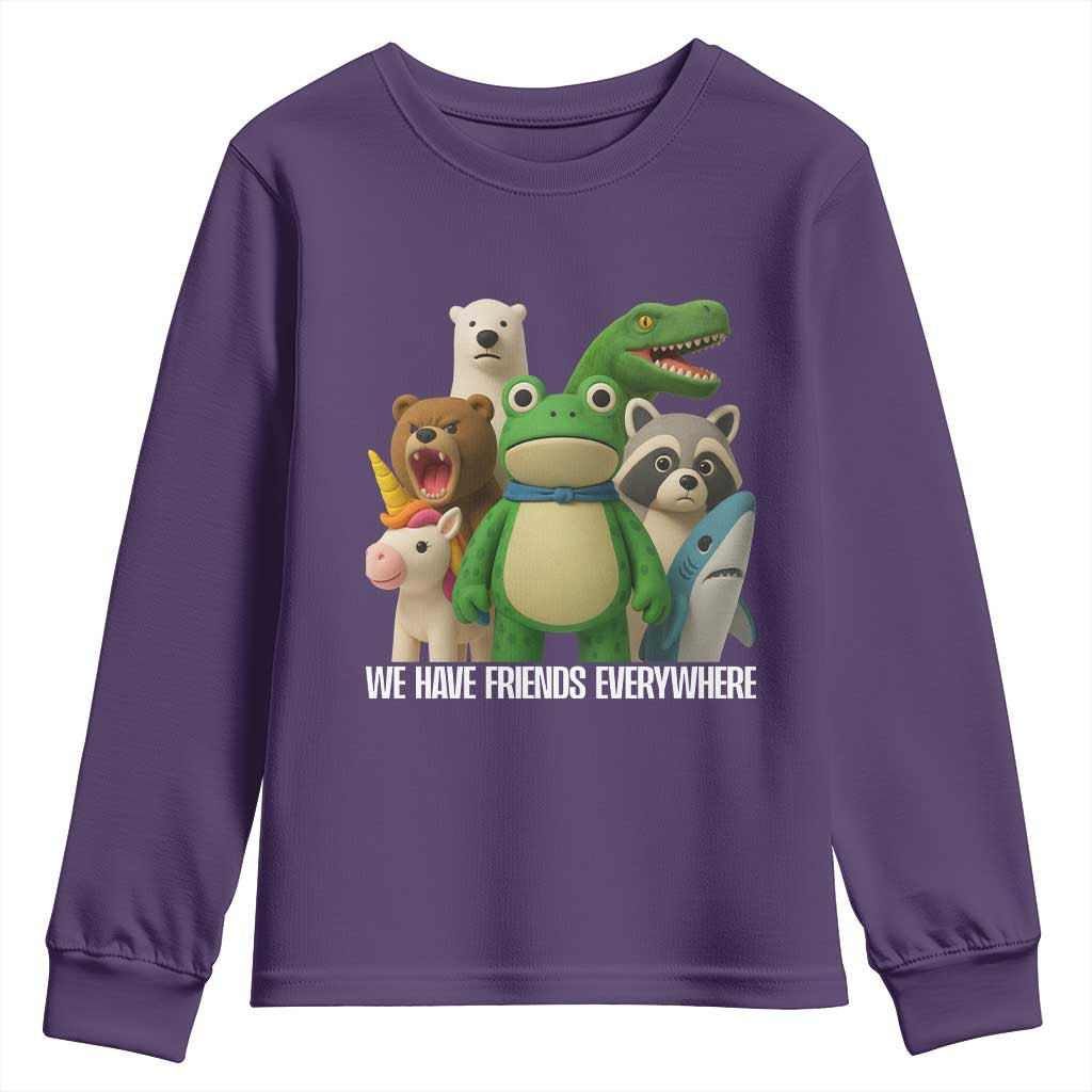 United Mascots Protest Youth Sweatshirt We Have Friends Everywhere - Wonder Print Shop