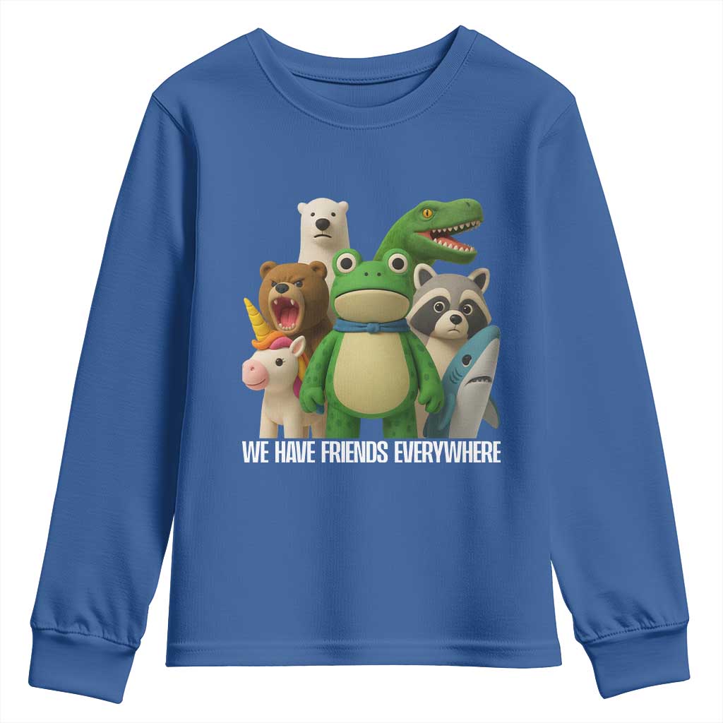 United Mascots Protest Youth Sweatshirt We Have Friends Everywhere - Wonder Print Shop