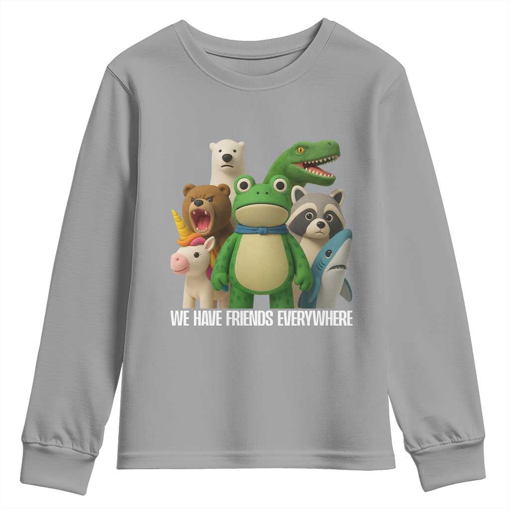 United Mascots Protest Youth Sweatshirt We Have Friends Everywhere - Wonder Print Shop