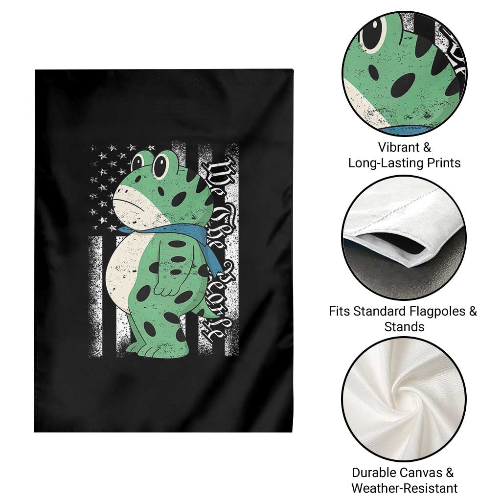 We The People Portland Frog Garden Flag Patriotic Protest American Flag - Wonder Print Shop