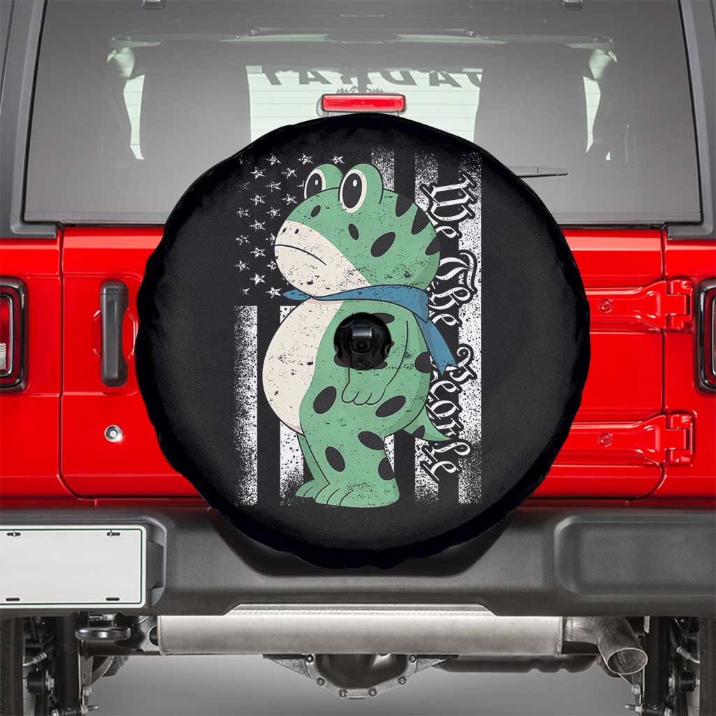 We The People Portland Frog Spare Tire Cover Patriotic Protest American Flag - Wonder Print Shop