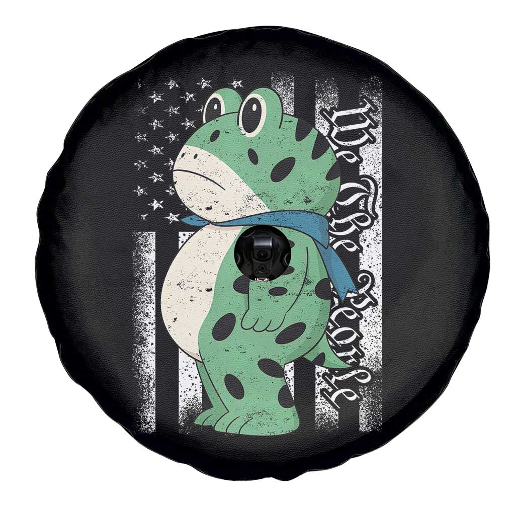 We The People Portland Frog Spare Tire Cover Patriotic Protest American Flag - Wonder Print Shop