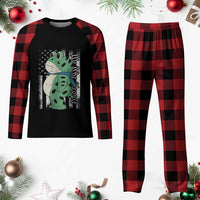 We The People Portland Frog Plaid Pajama Set Patriotic Protest American Flag - Wonder Print Shop