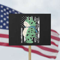 We The People Portland Frog Protest Sign Patriotic Protest American Flag - Wonder Print Shop