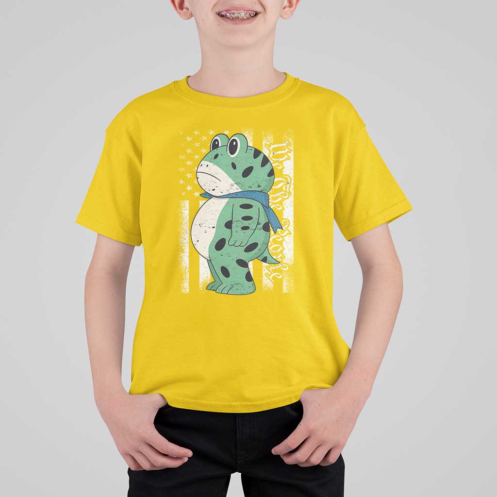 We The People Portland Frog T Shirt For Kid Patriotic Protest American Flag - Wonder Print Shop