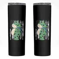 We The People Portland Frog Skinny Tumbler Patriotic Protest American Flag - Wonder Print Shop