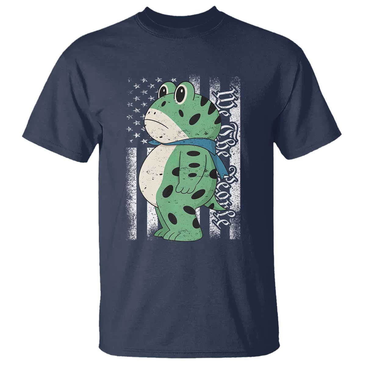 We The People Portland Frog T Shirt Patriotic Protest American Flag - Wonder Print Shop