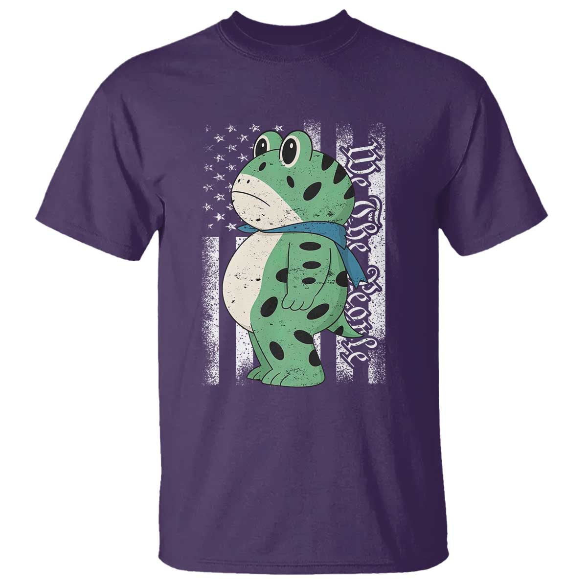 We The People Portland Frog T Shirt Patriotic Protest American Flag - Wonder Print Shop