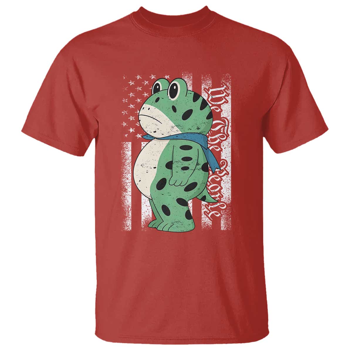 We The People Portland Frog T Shirt Patriotic Protest American Flag - Wonder Print Shop