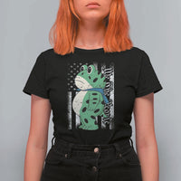 We The People Portland Frog T Shirt For Women Patriotic Protest American Flag - Wonder Print Shop