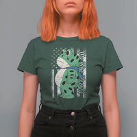We The People Portland Frog T Shirt For Women Patriotic Protest American Flag - Wonder Print Shop