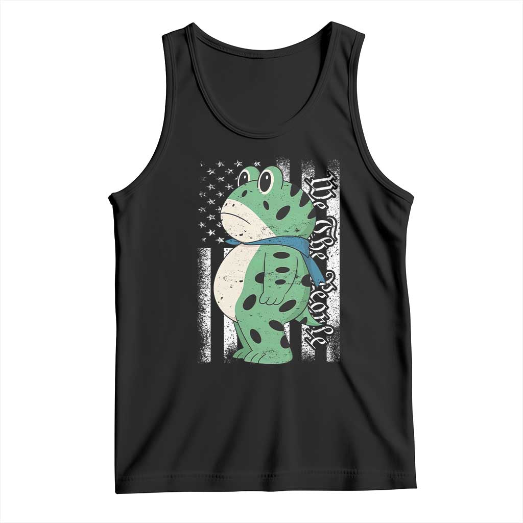 We The People Portland Frog Tank Top Patriotic Protest American Flag - Wonder Print Shop