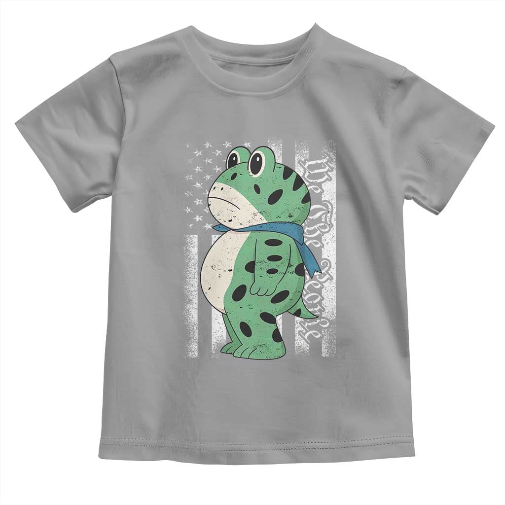 We The People Portland Frog Toddler T Shirt Patriotic Protest American Flag - Wonder Print Shop
