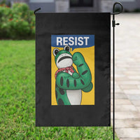 Resist Rosie Frog Garden Flag Protest Parody Feminist Retro Poster - Wonder Print Shop