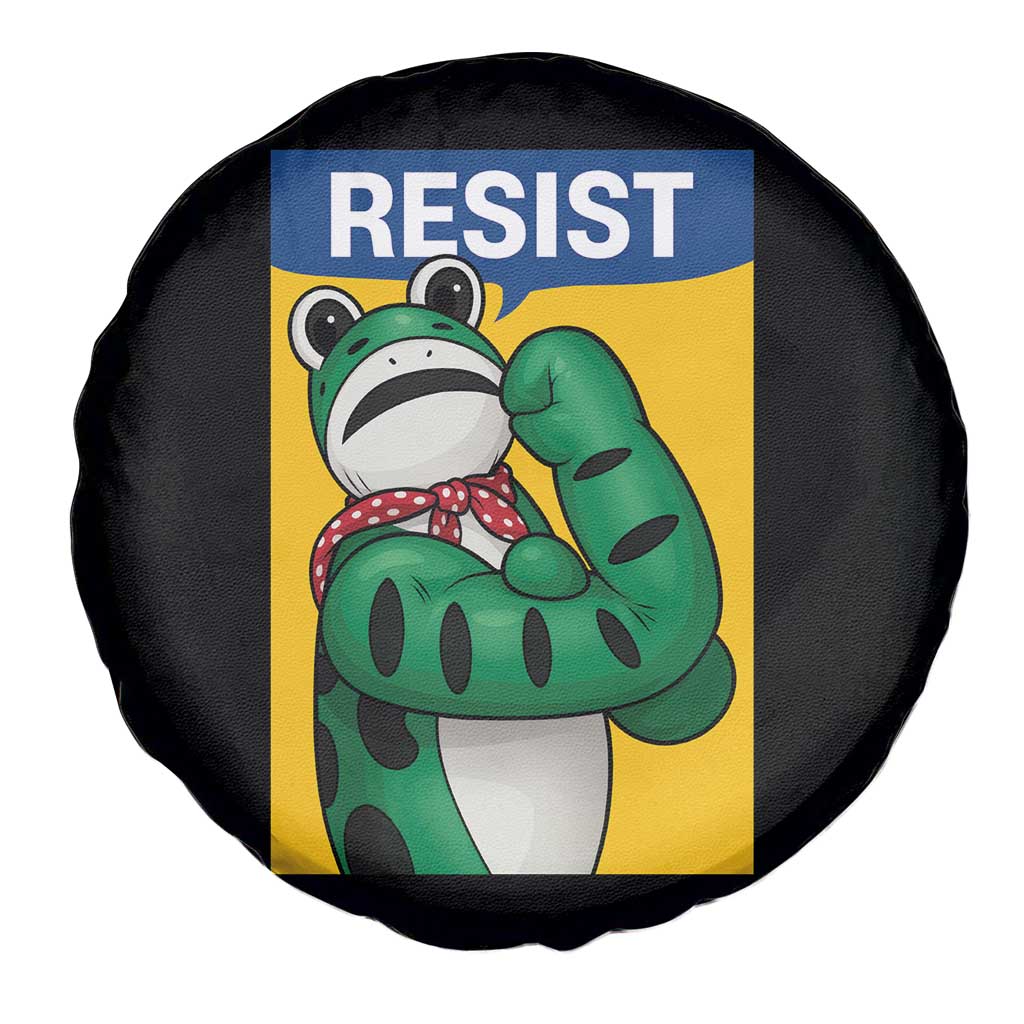 Resist Rosie Frog Spare Tire Cover Protest Parody Feminist Retro Poster - Wonder Print Shop