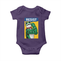 Resist Rosie Frog Baby Onesie Protest Parody Feminist Retro Poster - Wonder Print Shop
