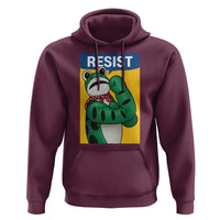 Resist Rosie Frog Hoodie Protest Parody Feminist Retro Poster - Wonder Print Shop