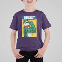 Resist Rosie Frog T Shirt For Kid Protest Parody Feminist Retro Poster - Wonder Print Shop