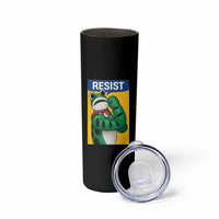 Resist Rosie Frog Skinny Tumbler Protest Parody Feminist Retro Poster - Wonder Print Shop