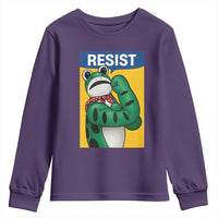 Resist Rosie Frog Youth Sweatshirt Protest Parody Feminist Retro Poster - Wonder Print Shop