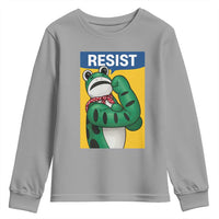 Resist Rosie Frog Youth Sweatshirt Protest Parody Feminist Retro Poster - Wonder Print Shop