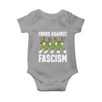 Santa Frog Against Fascism Baby Onesie Christmas Holiday Frogs Band Resistance Protest - Wonder Print Shop