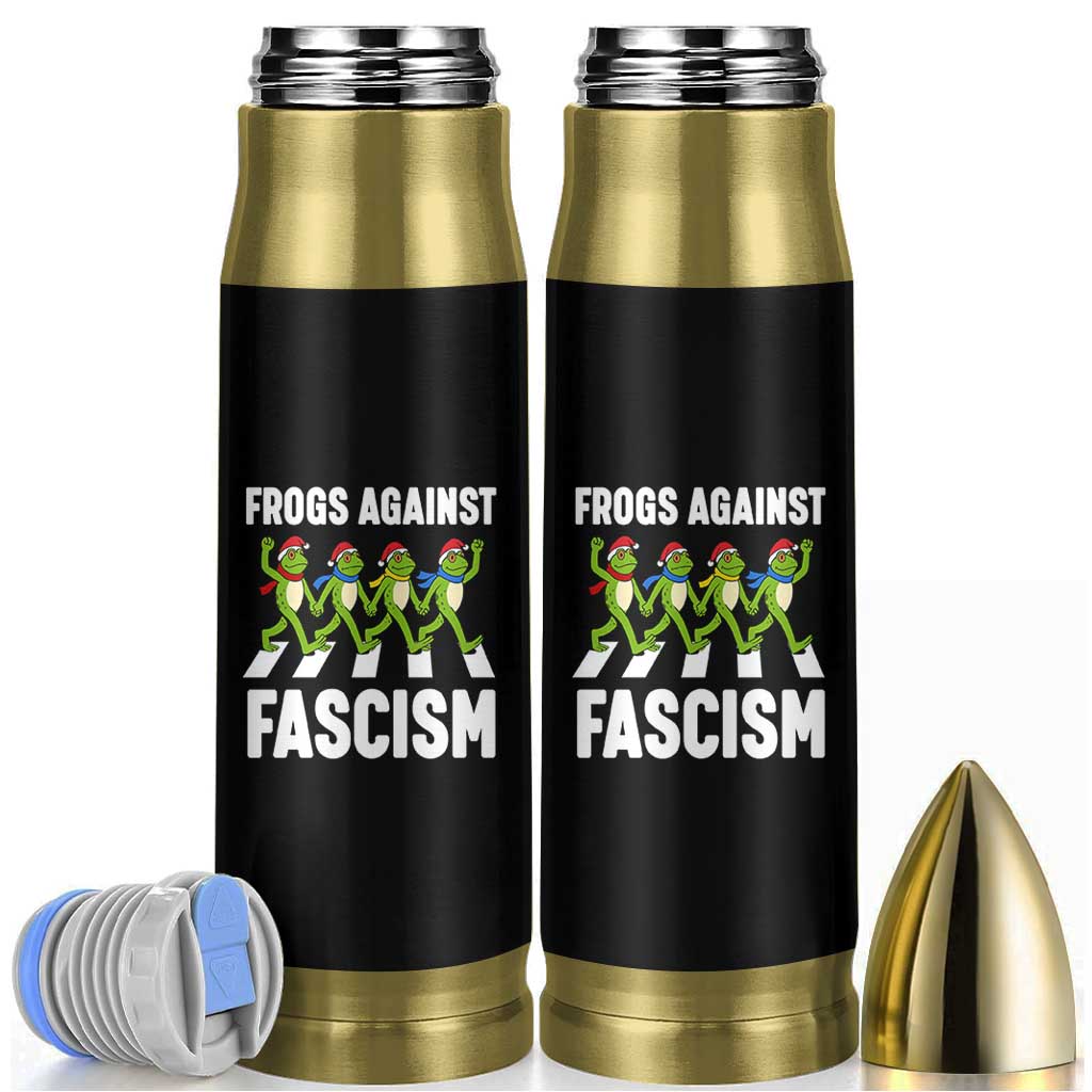 Santa Frog Against Fascism Bullet Tumbler Christmas Holiday Frogs Band Resistance Protest - Wonder Print Shop