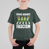 Santa Frog Against Fascism T Shirt For Kid Christmas Holiday Frogs Band Resistance Protest - Wonder Print Shop