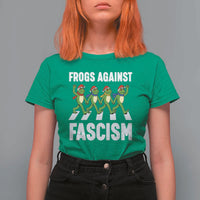 Santa Frog Against Fascism T Shirt For Women Christmas Holiday Frogs Band Resistance Protest - Wonder Print Shop