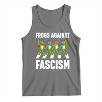 Santa Frog Against Fascism Tank Top Christmas Holiday Frogs Band Resistance Protest - Wonder Print Shop